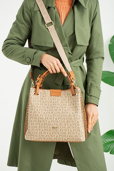 Just Polo JP Original Just Polo Medium and Large Size Wide Strap Women's Shoulder Bags Suitable for Daily Use