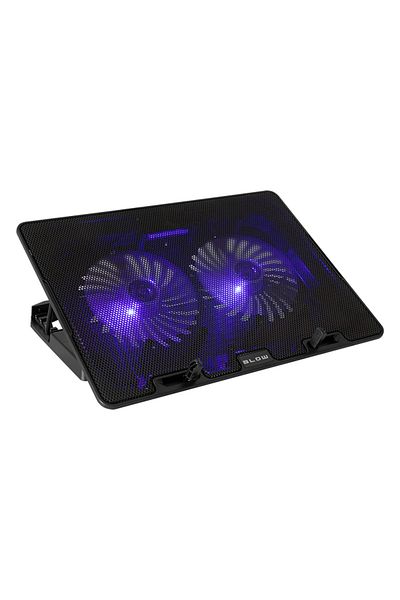 Blow Laptop Cooler, Blow, 2 fans, 355x255x30mm, Black
