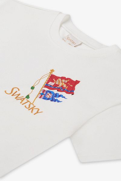 SWATSKY BG Store Момче Бяла тениска
