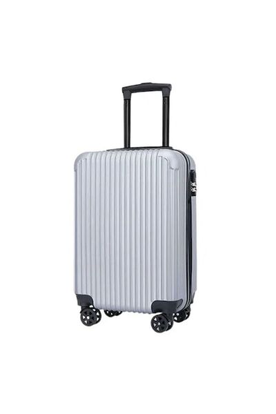ABYZ Troler de călătorie, model Easy Trip, 50x34x24 cm, roți 360, culoare silver