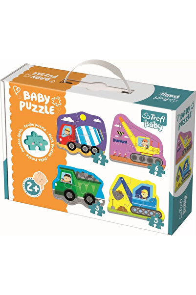 Fayola Puzzle Trefl Baby Clasic Mașini la Lucru 18 Piese