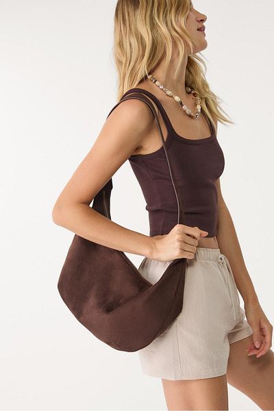 Stradivarius Moon crossbody bag with buckle