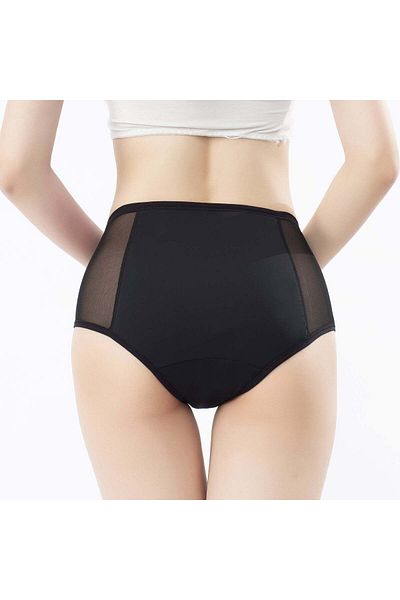 Linovit Daria Menstrual Panties - L, Black
