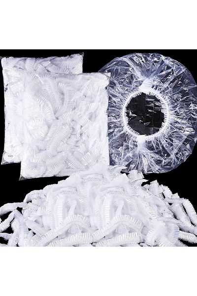 Enfa 100 Pieces Practical Freshness Preserving Pot and Plate Cover |   Multi-Purpose Plastic Packaging