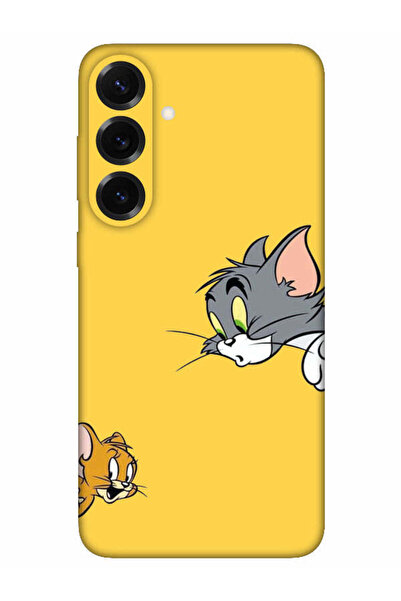 frondcase حافظة هاتف سامسونج S25 بلس توم وجيري باللون الأصفر