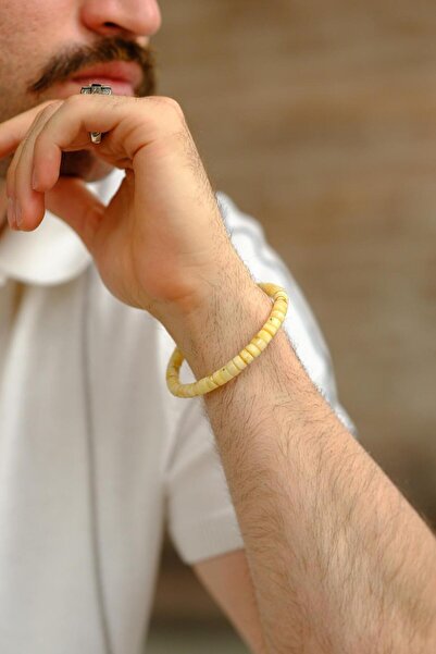 dergah tesbih Special Design Drop Amber Bracelet