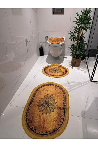 d'niss home touch of nature in your home D'NISS Covoraș de baie din 3 piese