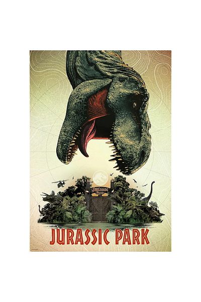 Trefl PUZZLE TREFL 1000 PREMIUM PLUS JURASSIC PARK