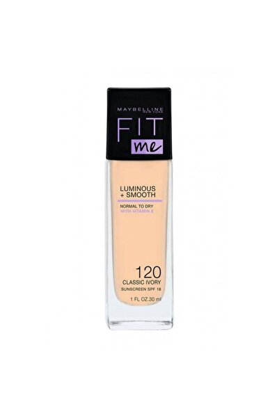 Fit Me كريم أساس فيت مي ديوي+سموث 120 كلاسيك ليفوري