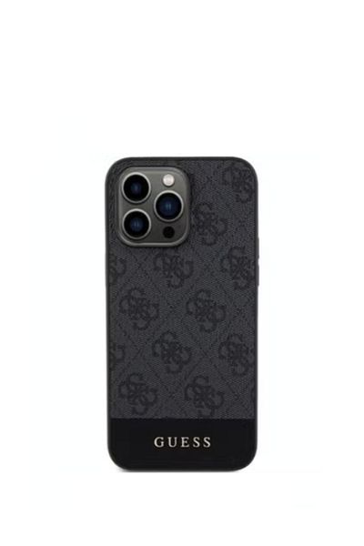 Guess Guess iPhone 14 Pro Max Case - Luxury French Design, Genuine Leather, Shockproof