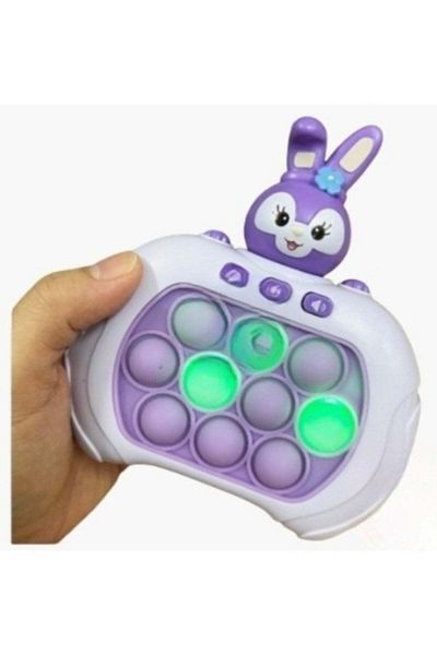 huitich Stella Lou Pop Push Sensory Fidget Toy Light Up Controller Stress Relief Game for All Ages Purple