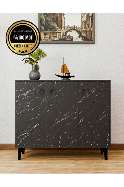 DEKORFİM DF08102BD MDF Ayakkabılık Antre Hol Çok Amaçlı Dolap Ayakkabı Dolabı