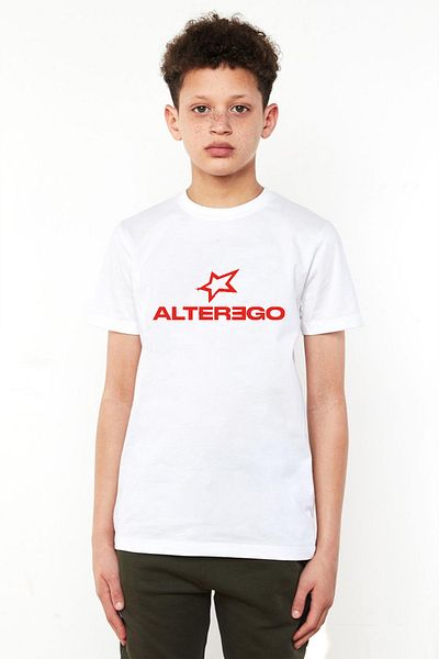Tshirthane Lisa Alter Ego White Children's Bicycle Tshirt