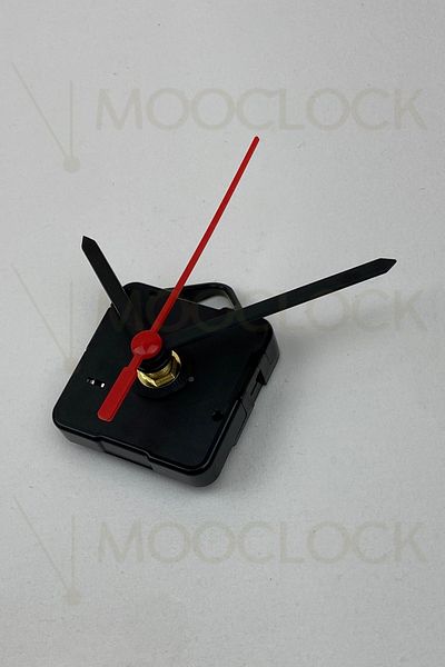 MOOCLOCK Mecanism de ceas, Mecanism de ceas de perete silențios Acar, arbore de 14 mm, Scorpion-Ecliptica-Secunde-(cu curea)