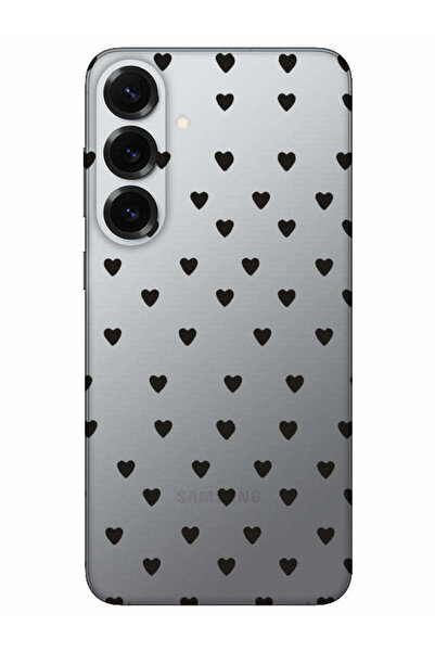 frondcase حافظة هاتف شفافة لهاتف سامسونج S25 بلس على شكل قلوب صغيرة
