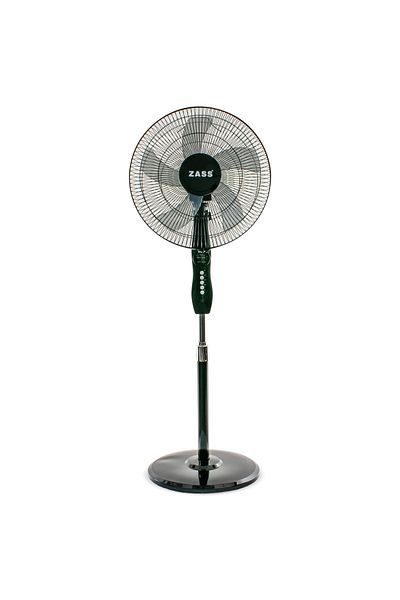 Zass ZFTR 1615 pedestal fan with timer and remote control, 45W, 3 speeds, Timer 7.5h, oscillation