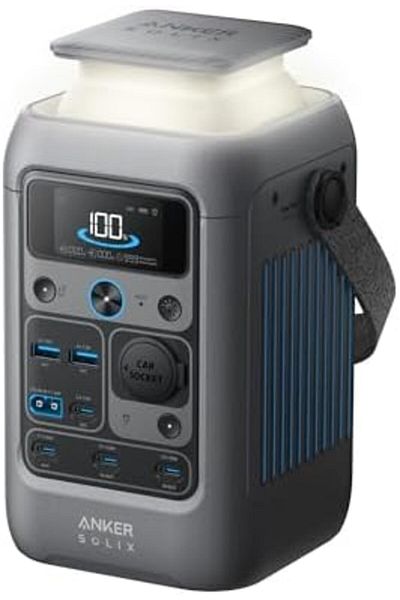 Anker Power Bank C300 DC from Solex, 288Wh (90,000mAh), Portable Power Station for Multiple Devices, LiFeP