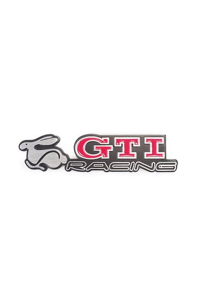 wimbledon Gti Racing Written Vehicle Emblem Sticker