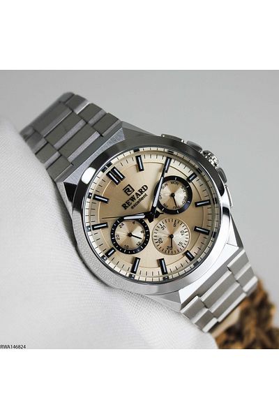 Reward Rwa146824 Men's Wrist Watch with Steel Band
