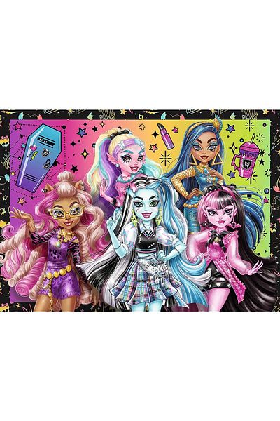 Trefl TREFL PUZZLE 4IN1 MONSTER HIGH AN ELECTRIC DAY