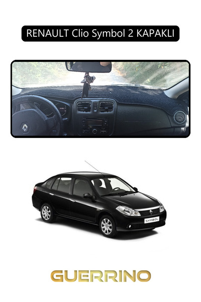 Genel Markalar RENAULT Clio Symbol 2 KAPAKLITORPİDO KORUMA HALISI SİYAH KENAR