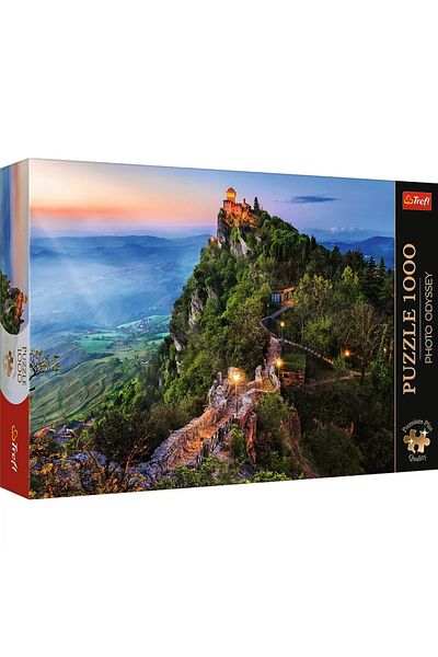 Trefl PUZZLE TREFL 1000 PREMIUM PLUS PHOTO ODYSSEY TURNUL CESTA SAN MARINO