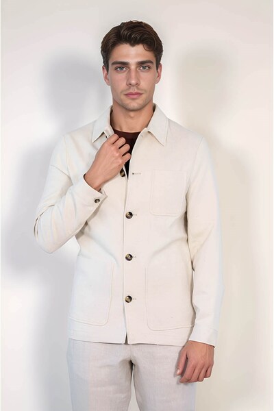 Velvarde /Single Jacket/ Ecru