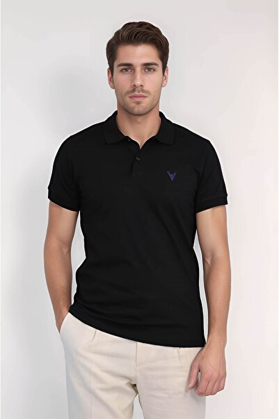 Velvarde Polo Collar Tshirt Black (1815)