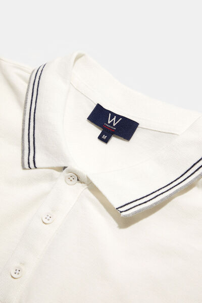 W Collection Ekru Polo Collar T-Shirt