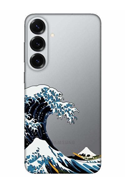 frondcase حافظة هاتف سامسونج S25 بلس كاناغاوا الشفافة