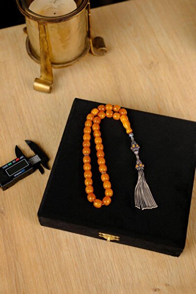 dergah tesbih Eski Usul Efsane Hamur Sıkma Kehribar Gümüş Tasarım Tesbih