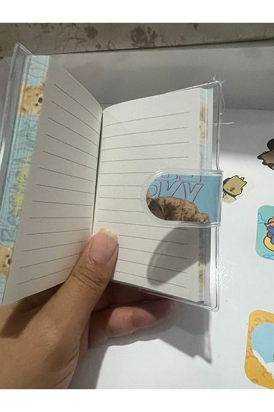 demirosa 1 Pc Mini Notepad with Cute Cartoon Characters – for School and Daily Use