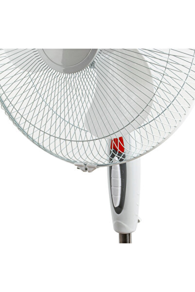 Zass ZF 1605 pedestal fan, 41cm diameter, 45 W, Silent and powerful motor, White color