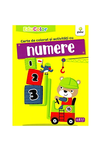 Editura Gama Carte de colorat si activitati cu numere/EduColor