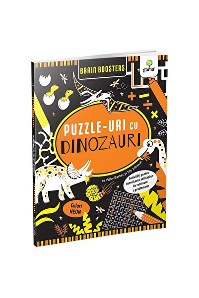 Editura Gama Puzzle-uri cu dinozauri/Brain Booster