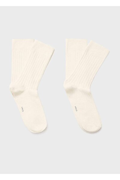 MANGO Man 2'li fitilli pamuklu çorap seti