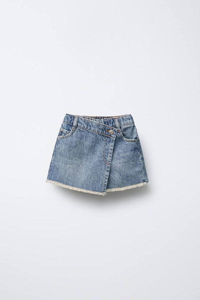 GAist Kids Baby Fusta scurtă din denim cu franjuri pentru fete