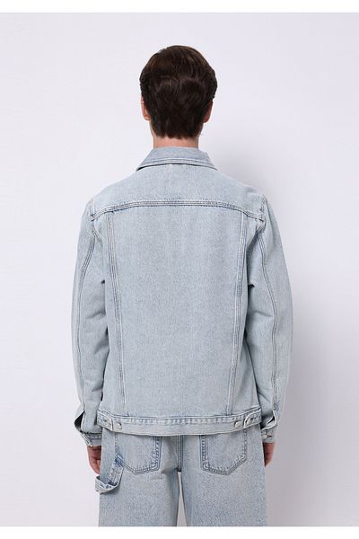 Colin's Regular Fit Buttoned Unlined Men's Blue Jacket