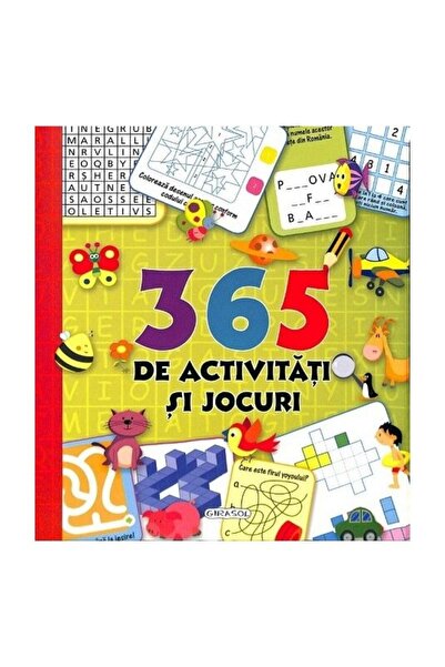 Editura Girasol 365 de activitati si jocuri