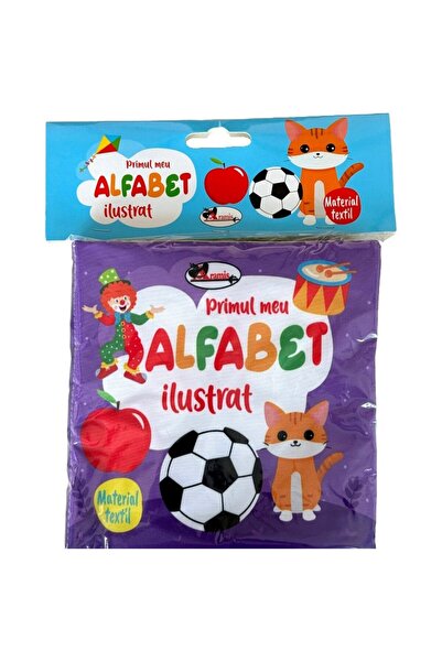 Editura Aramis Primul meu alfabet. Carte din material textil