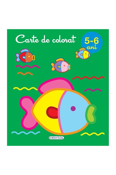 Editura Girasol Carte de colorat 5-6 ani