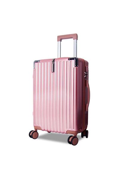 ABYZ Troler calatorie, Model Easy Trip, 60x42x28 cm, roti 360, Culoare Roz Pal