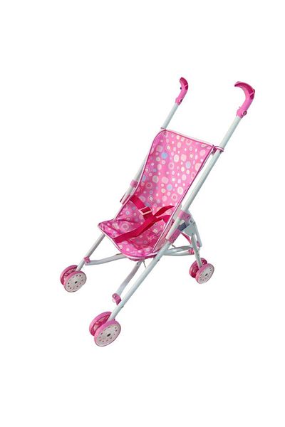 Kelebek Oyuncak Foldable Metal Cane Stroller Polka Dot Patterned Baby Stroller