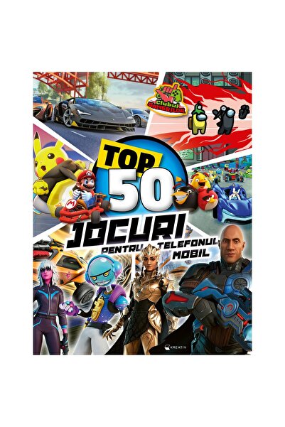 Editura Kreativ Top 50 - Jocuri pentru telefon