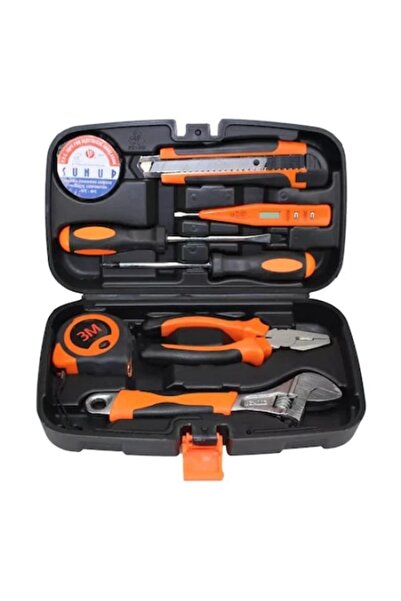 FOXMAG24 Set de scule 8 piese din metal, în cutie din plastic dur, rezistentă...