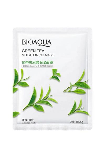 24 7 Life Hydrating Facial Mask with Natural Green Tea Extract, 86% Natural Ingredients