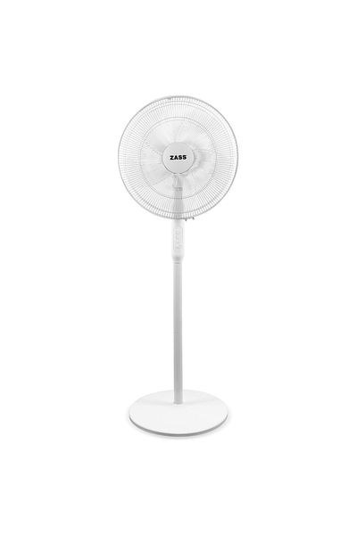 Zass Adjustable foot fan Zass ZFA 1607, 55 W, 90° left-right oscillation, 3 speed settings, Silent motor