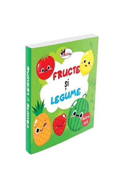 Editura Aramis Fructe si legume. Carte din material textil