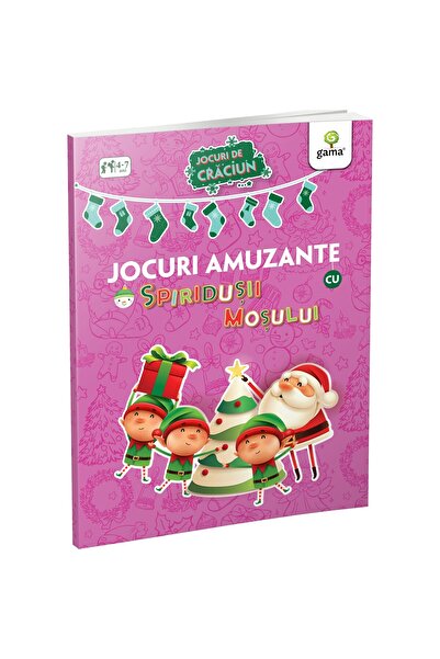 Editura Gama Jocuri amuzante cu spiridusii Mosului