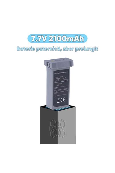 HexaCraft Rechargeable battery for drones, Li-Ion, compatible with HexaCraft Combo Fly, 7.7V 2100mAh,